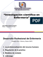 Investigación Científica en Enfermería - Presentación