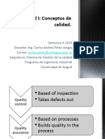 Unidad I-Conceptos de Calidad.