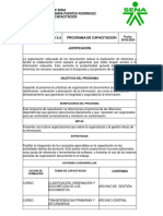 Programa Capacitación Gestión Documental