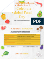 Food Guide Pyramid Lesson For Middle School To Celebrate Global Food Day by Slidesgo