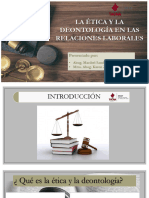 La Ética y La Deontología en Las Relaciones Laborales - DRAT