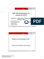 SAP - PM Rotinas PCM Cap8 - Indicadores