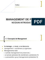 Management Artistic - Proiect - Introduce Re