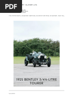 Bentley 3 - 4.5 Litre CX 7658 Min