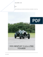 Bentley 3 - 4.5 Litre CX 7658 Min