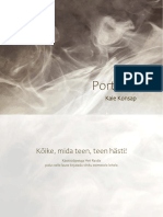 Portfoolio: Kaie Konsap