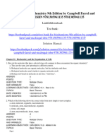 Test Bank For Biochemistry 9Th Edition by Campbell Farrel and Mcdougal Isbn 9781305961135 9781305961135 Full Chapter PDF