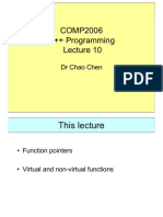 COMP2006 Lecture 10 Function Pointers Virtual Functions and Vtables