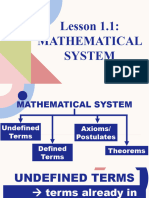 q3 l1.1 Mathematical System