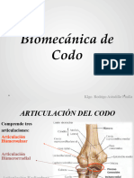 Biomecanica II 6. - Biomecaninca de Codo y Muñeca