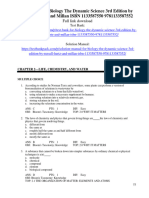 Test Bank For Biology The Dynamic Science 3Rd Edition by Russell Hertz and Millan Isbn 1133587550 978113358755 Full Chapter PDF