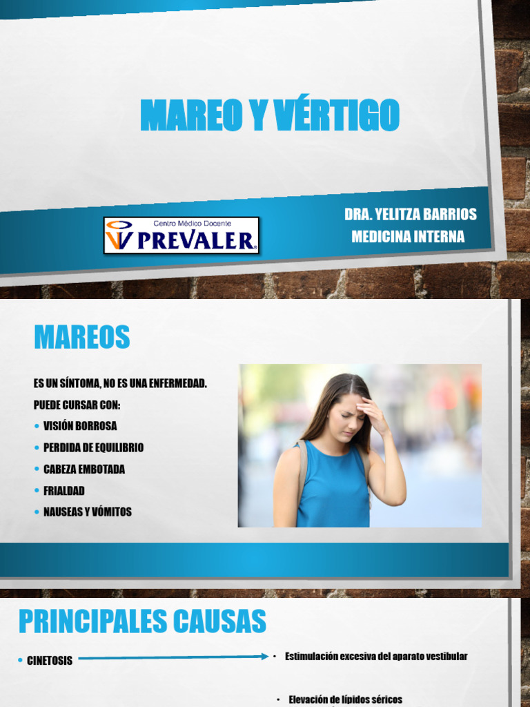 Vértigo y Mareo | PDF
