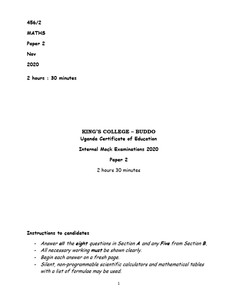 S4 Mathematics Mock Exam Paper 2 | PDF | Tax Rate | Income Tax