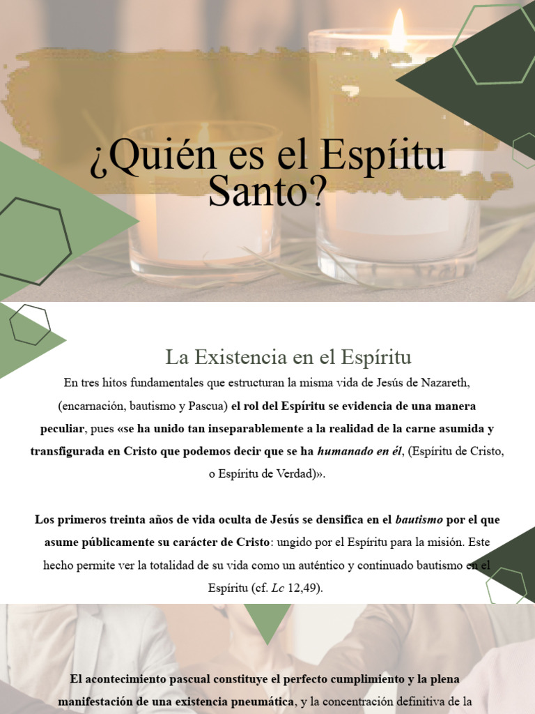 El Rol del Espíritu Santo en Jesús | PDF | Fe | Jesús