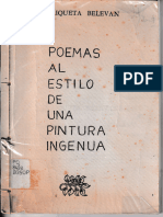 Belevan, Enriqueta - Poemas Al Estilo de Una Pintura Ingenua