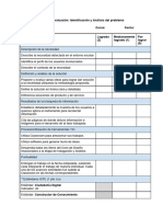 Pauta de Evaluación Análisis Del Problema