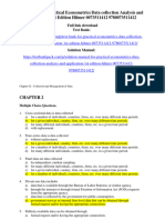 Test Bank For Practical Econometrics Data Collection Analysis and Application 1St Edition Hilmer 0073511412 978007351141 Full Chapter PDF