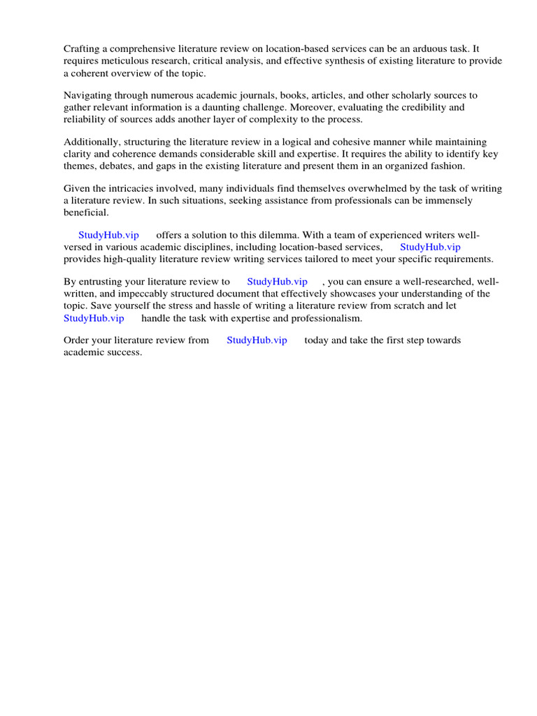 Literature review location based services download free pdf data