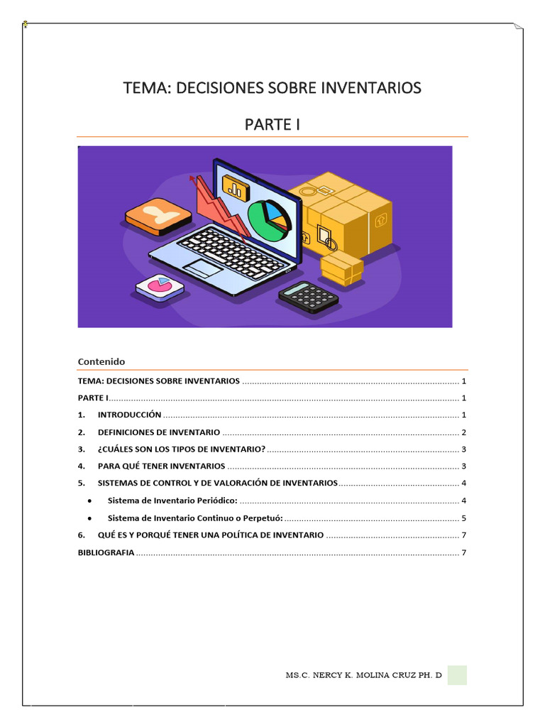 1 Inventarios Parte 1 | PDF | Business | Contabilidad