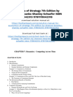 Economics of Strategy 7Th Edition Dranove Solutions Manual Full Chapter PDF
