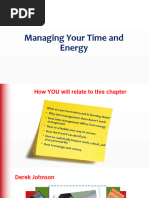 Week 4-Managing Your Time Energy and Money