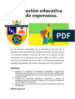 Institucion Educa Luz de Esperanza