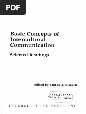 Basic Concepts of Intercutural Communication | PDF