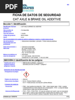 MSDS - Cat DEO 15W-40 (Aceite para Motores) - Actualizada | PDF | Agua ...