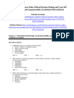 Test Bank For Business Ethics Ethical Decision Making and Cases 9Th Edition by Ferrell Fraedrich Isbn 1111825165 9781111825164 Full Chapter PDF