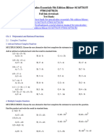 Test Bank For Precalculus Essentials 5Th Edition Blitzer 0134578155 9780134578156 Full Chapter PDF