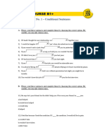 Class Assignment - Conditional Sentences