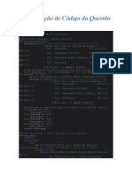 Apresentação de Código Da Questão 3