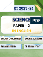 407) Science Ctet Paper - 2 (Content English Medium)