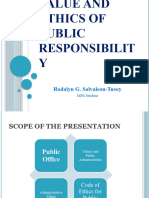 Value and Ethics of Public Responsibility