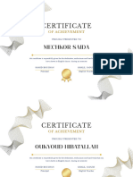 Certificate of Achievement 24
