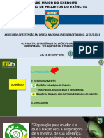 Os Projetos Estratgicos Do Exrcito Brasileiro Importncia Situao Atual e Perspectivas