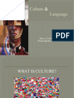 Week 4 Culture and Language