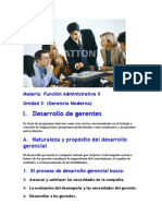 Desarrollo Gerencial