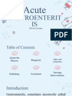 Acute: Gastroenterit IS