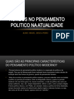 Rombos No Pensamento Politico Na Atualidade