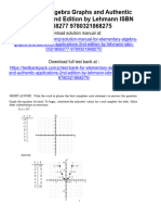 Elementary Algebra Graphs and Authentic Applications 2Nd Edition Lehmann Test Bank Full Chapter PDF