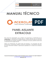 Acerolatina SA - Manual Tecnico Extracold r0