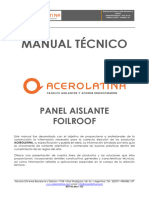 Acerolatina SA - Manual Tecnico Foilroof r00