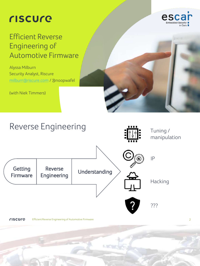 Reverse Engineering of Automotive Firmware | PDF | Microcontroller ...