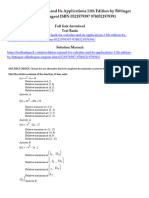 Download Test Bank For Calculus And Its Applications 11Th Edition By Bittinger Ellenbogen Surgent Isbn 0321979397 978032197939 full chapter pdf