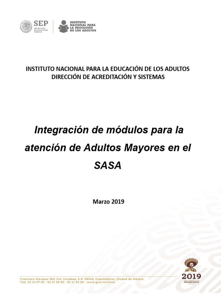 23 - Módulos Nuevos en SASA | PDF