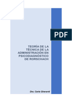 Cuadernillo Sobre Teoria de La Tecnica de La Administracion en Rorschach