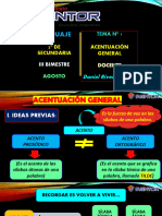 Acentuación General - 2° Sec. Iii Bim. Mentor, 2023