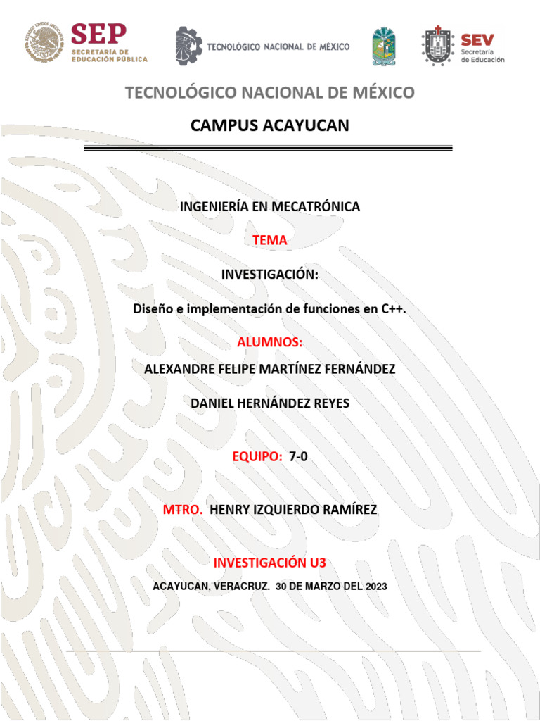 Funciones en C++: Diseño e Implementación | PDF | C ++ | Función ...