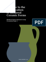 A Guide To The Classification of Medieval Ceramic Forms